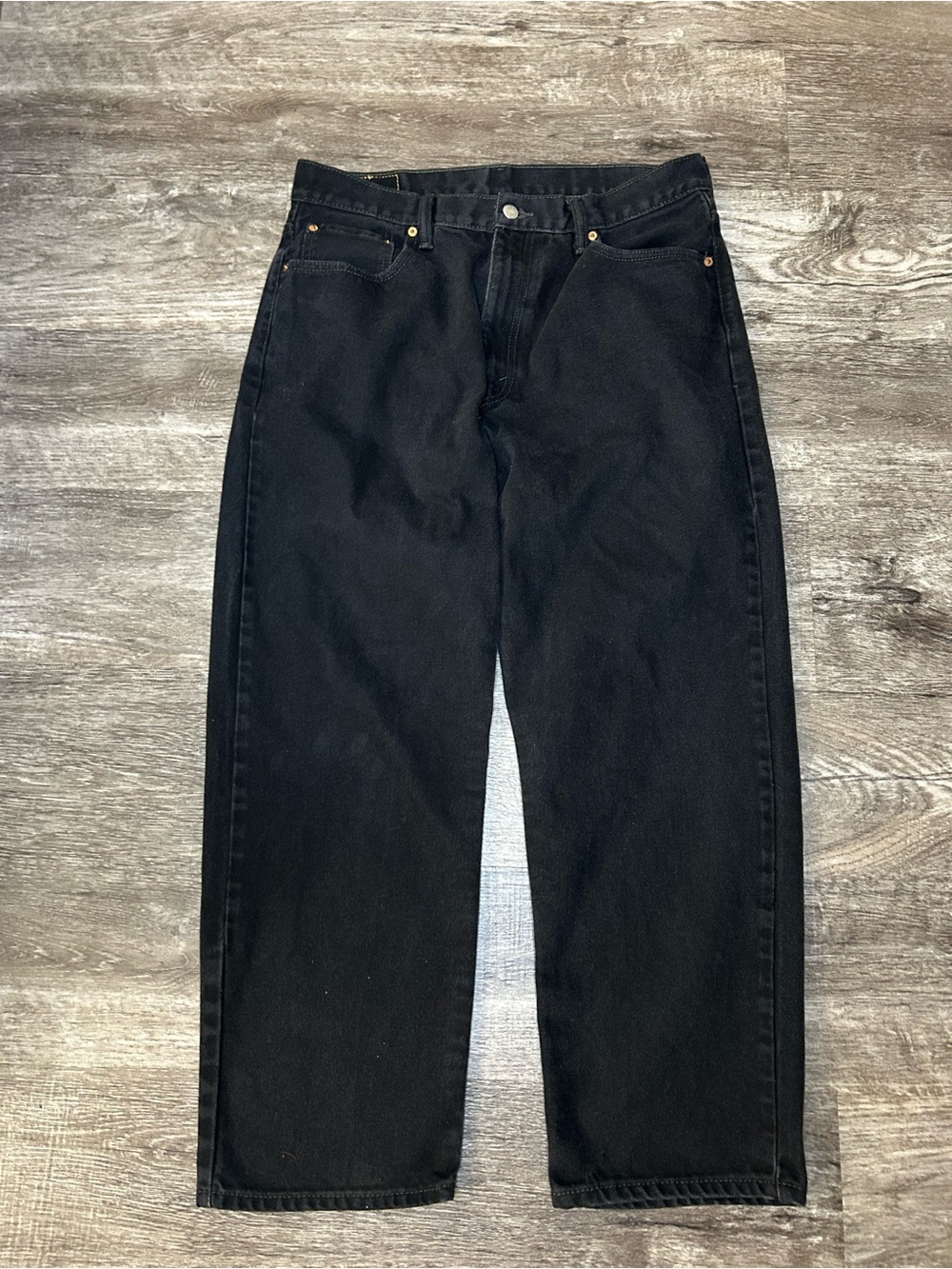 Levi's 550 Relaxed Fit Jeans Size 36x30 Black Denim Pants